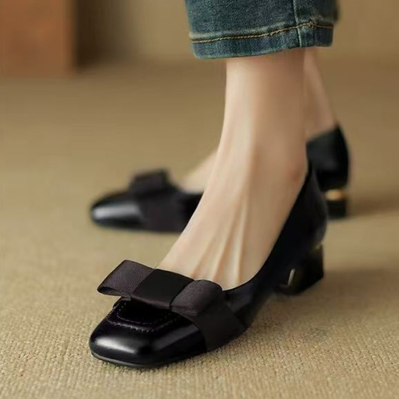 Women Shoes Elegant - Sepatu Flat Wanita Hak Rendah Pumps
