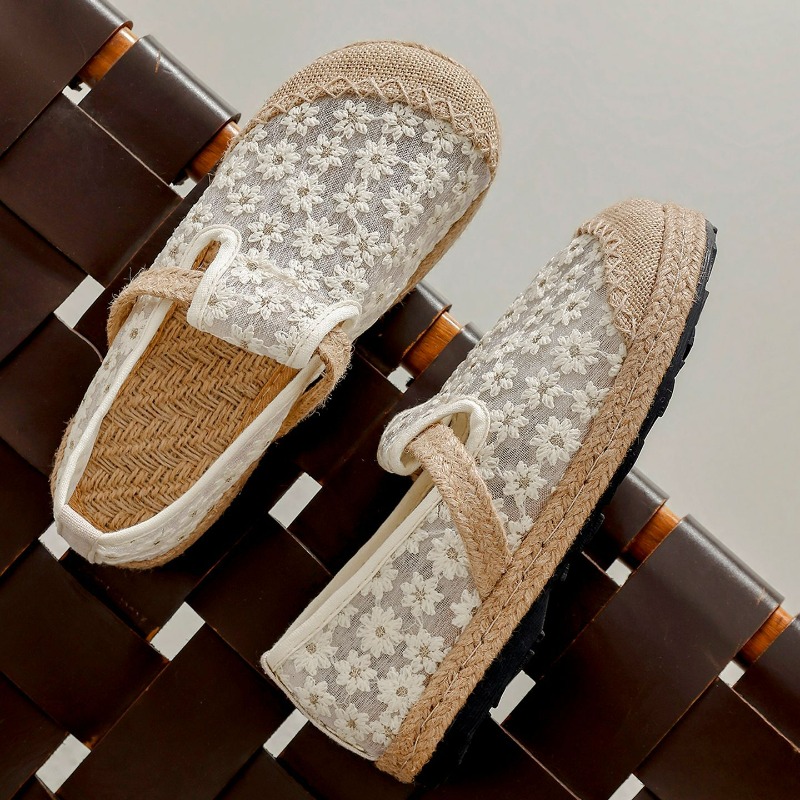 Women'S Shoes Vegan - Sandal Wanita Musim Panas Kasual Linen