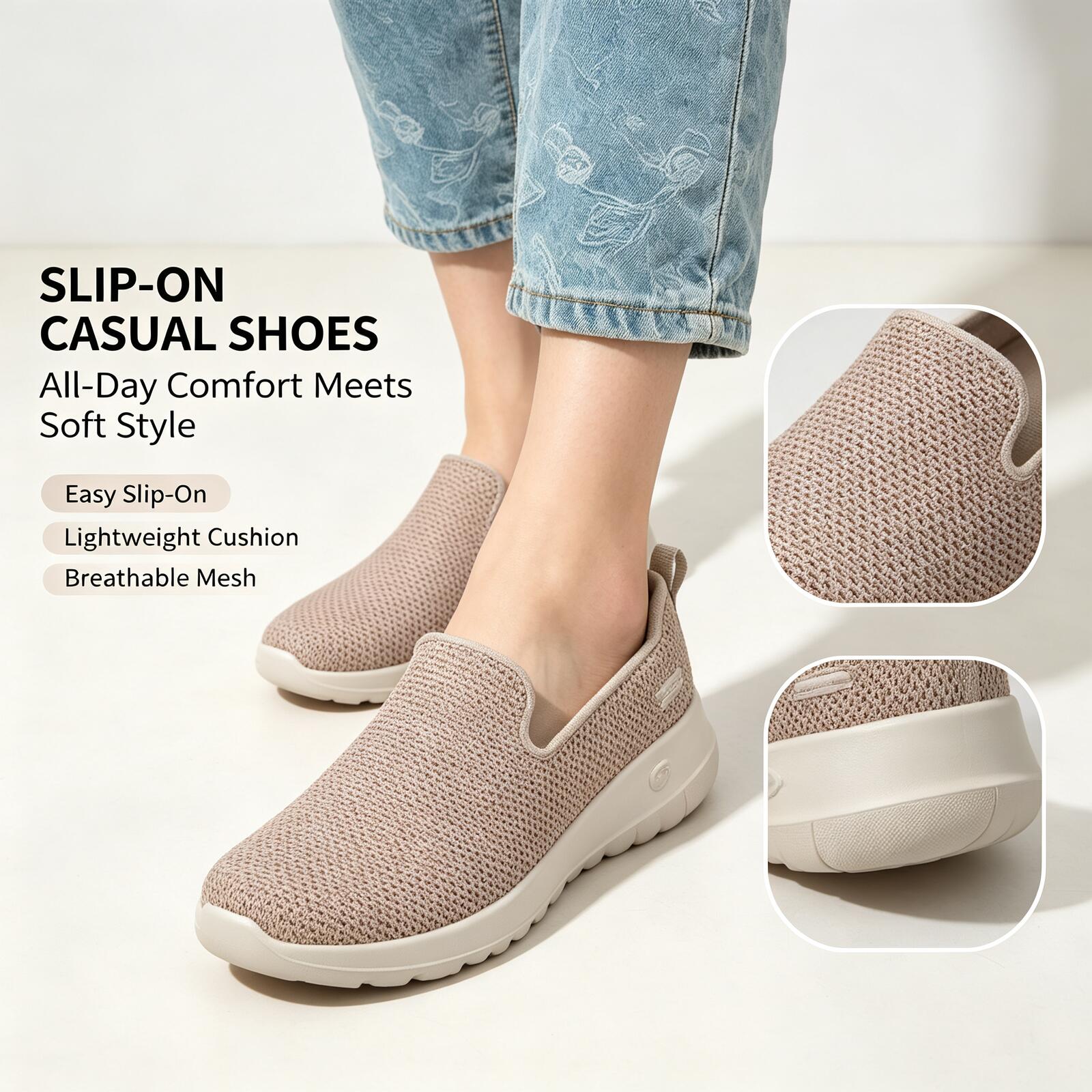 Women Shoes Zoom - Skechers WOMEN'S GO WALK Sepatu Slip-On