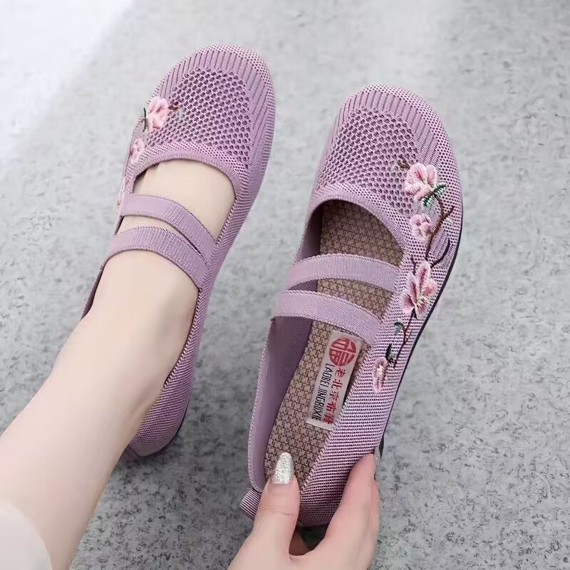 Women Shoes Jeans - Sepatu kain Beijing Lama, Kasut bordir
