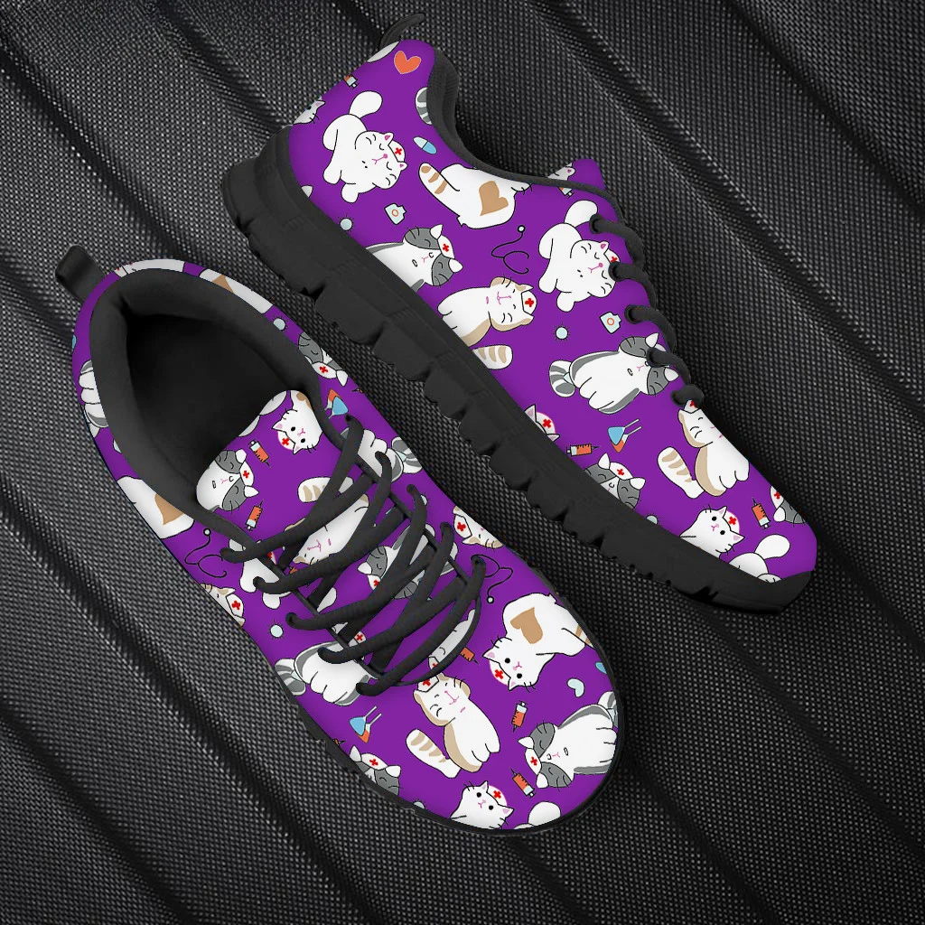 Women'S Shoes Nursing - Sepatu Sneakers Perawat Wanita Motif Kartun
