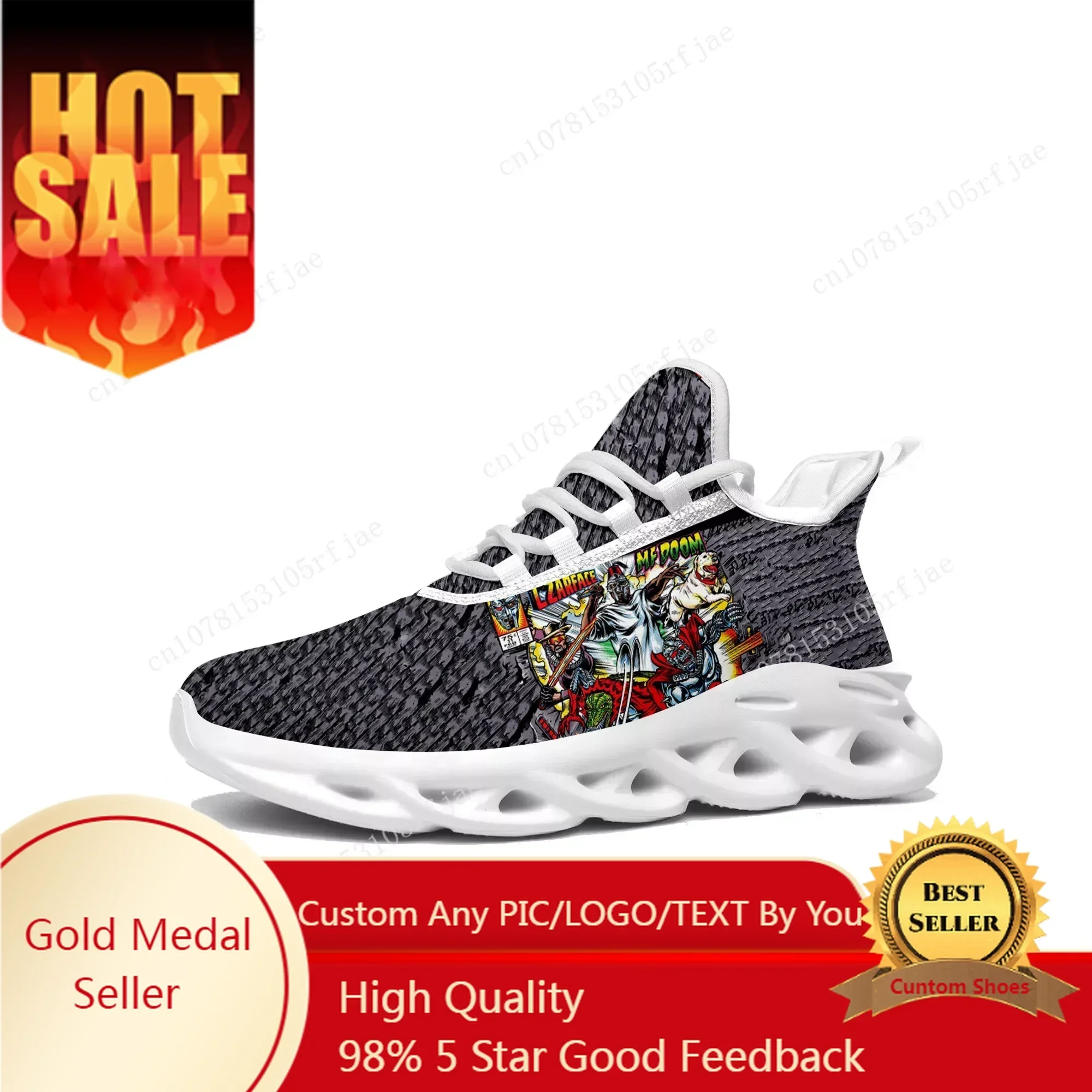 Mesh Sneaker Women - Sepatu Sneakers MF Doom Flats Pria