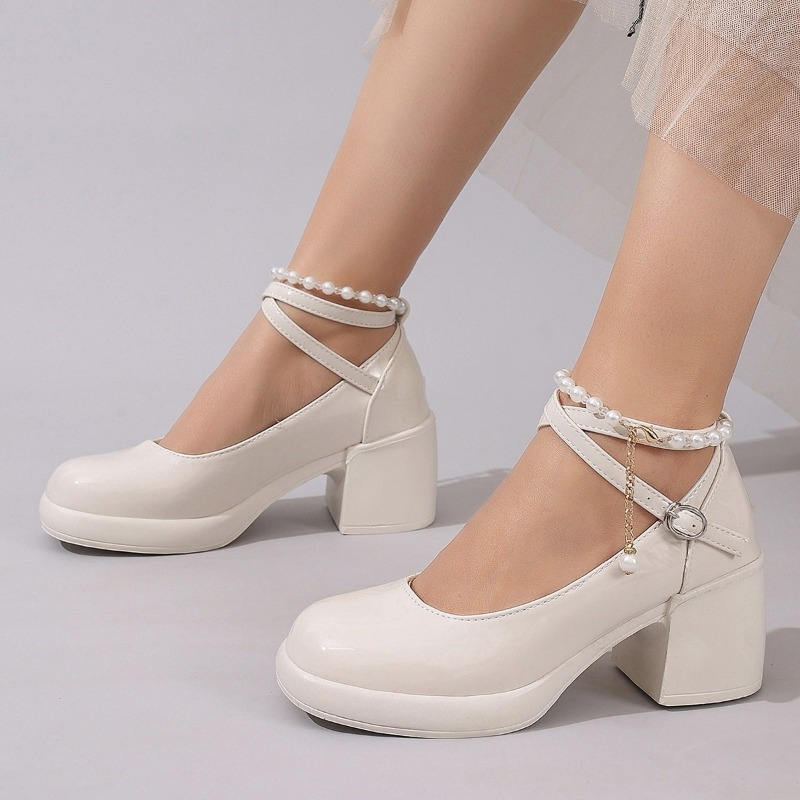 Women Shoes Elegant - Sepatu Pumps Wanita Baru Model Tali