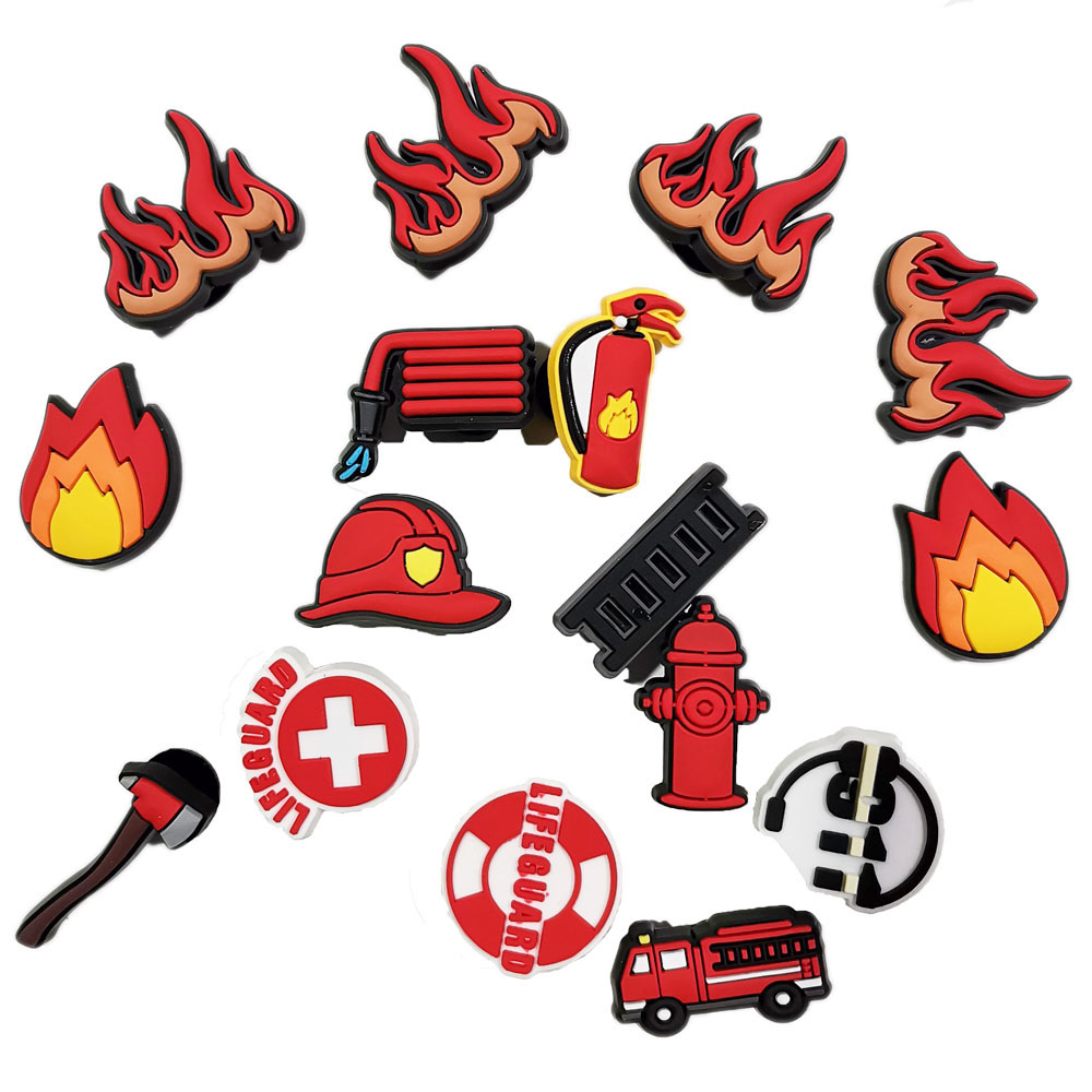 Women'S Shoes Crocs - Fireman jimat sepatu untuk Crocs aksesoris