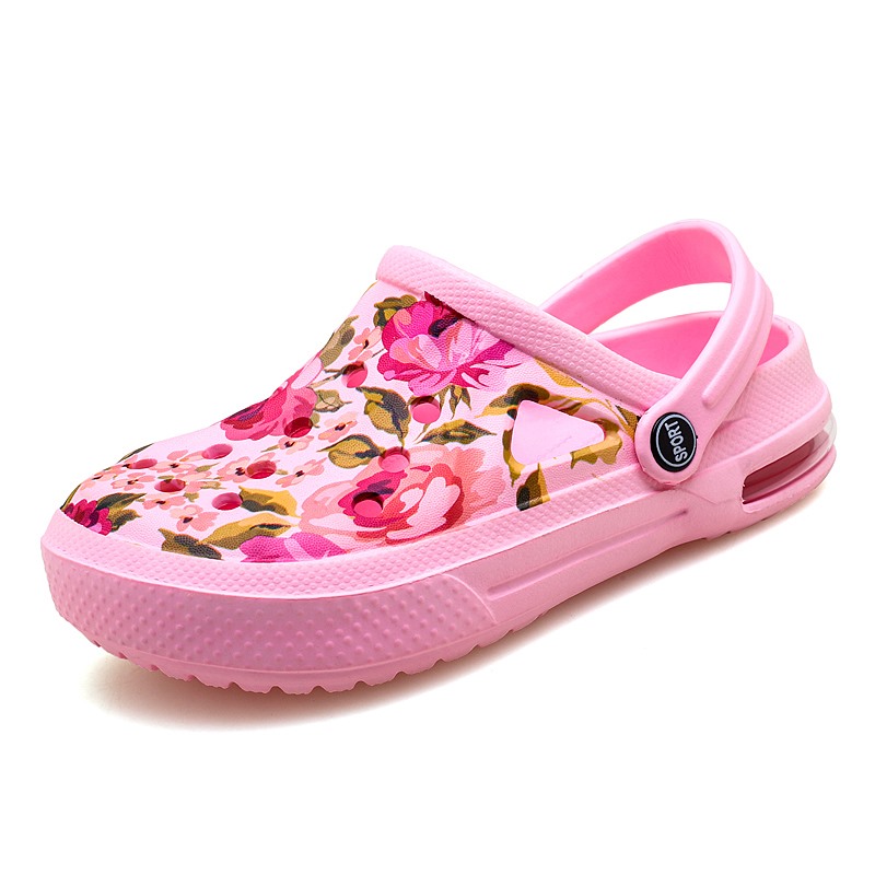 Women'S Shoes Crocs - Sandal Bakiak Grafiti Bunga Wanita Musim