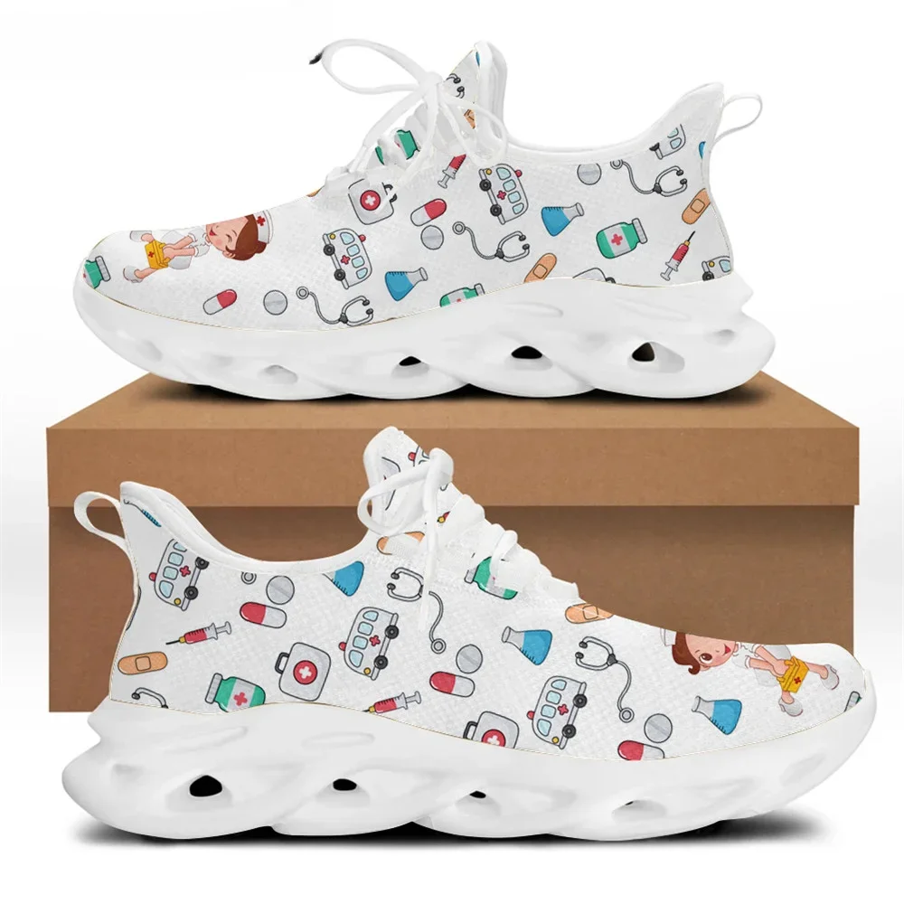 Women'S Shoes Nursing - Sepatu Perawat Kartun Putih Sepatu Flat