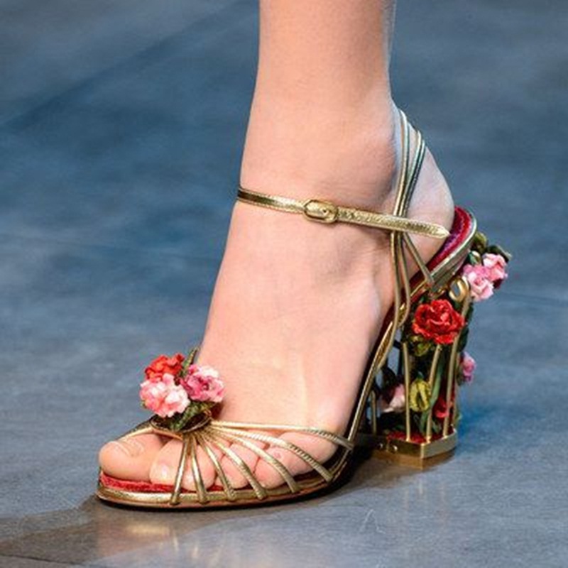 Women'S Shoes Clogs - Sandal Wanita Sangkar Burung Mewah Sandal
