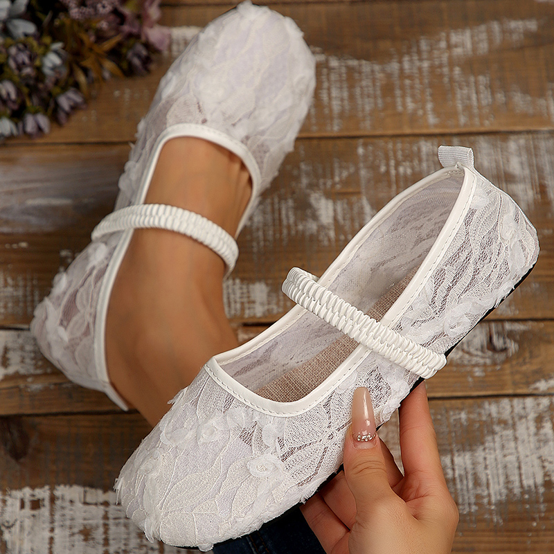 Women Shoes Elegant - Sepatu Wanita Sepatu Datar Jaring Bersirkulasi