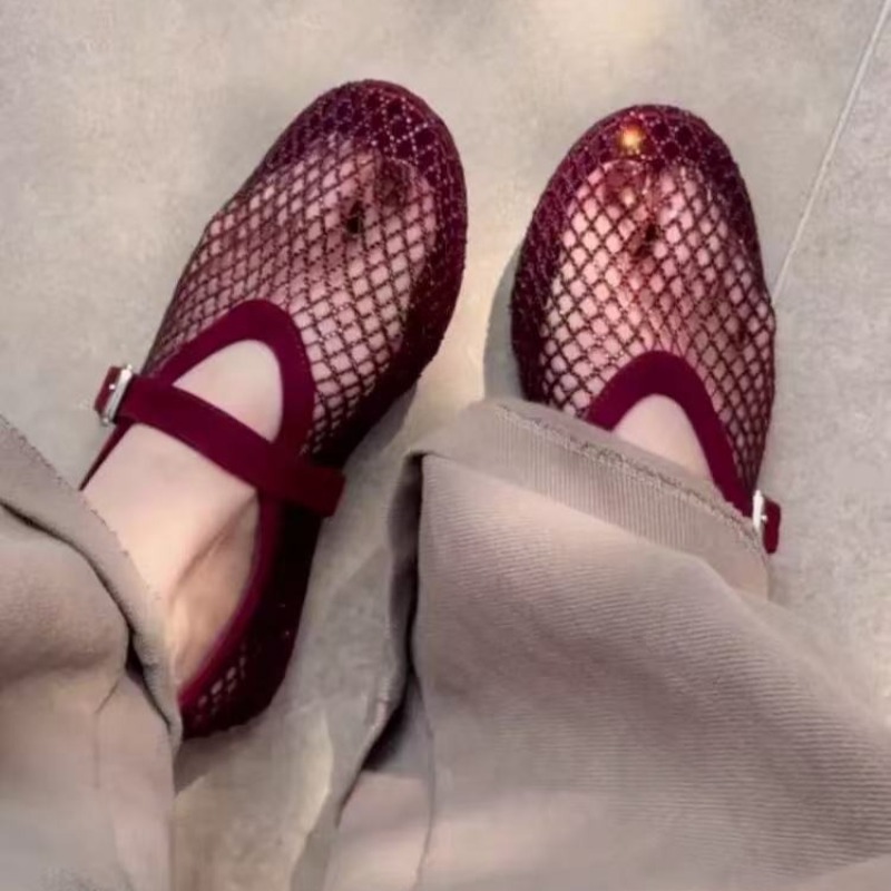 Slingback Pumps Women - Sandal Baotou Berhias Rhinestone Wanita 2026