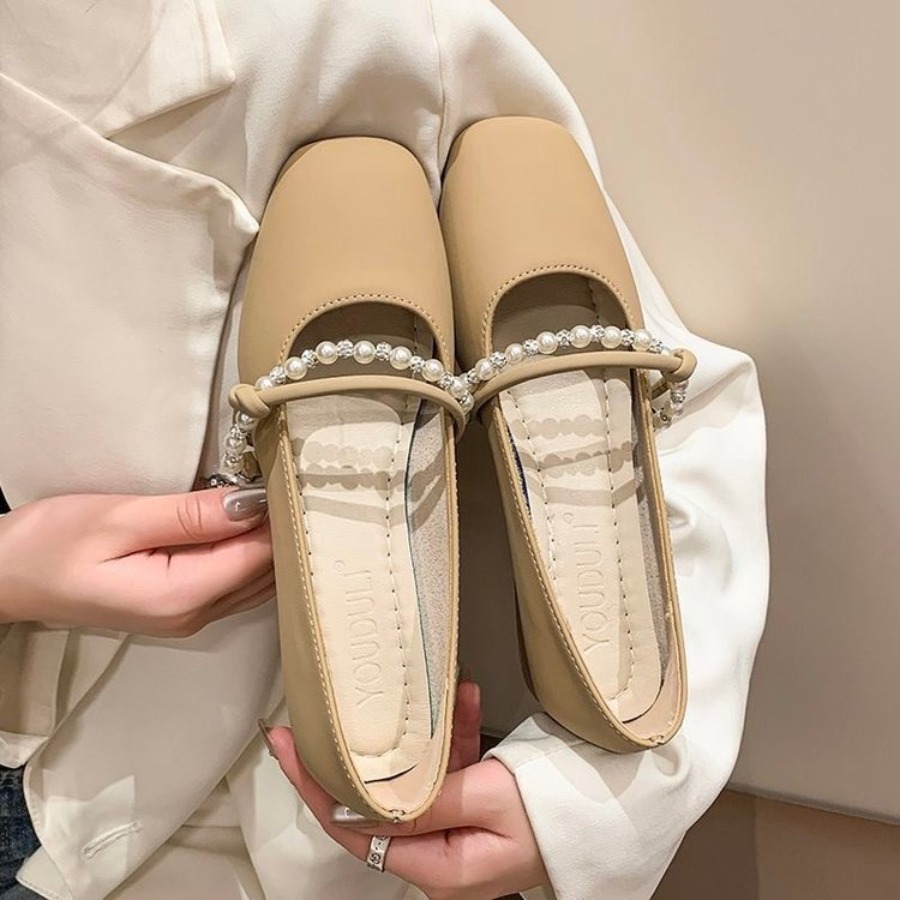 Women Shoes Elegant - Sepatu Flat Prancis Elegan Baru dengan