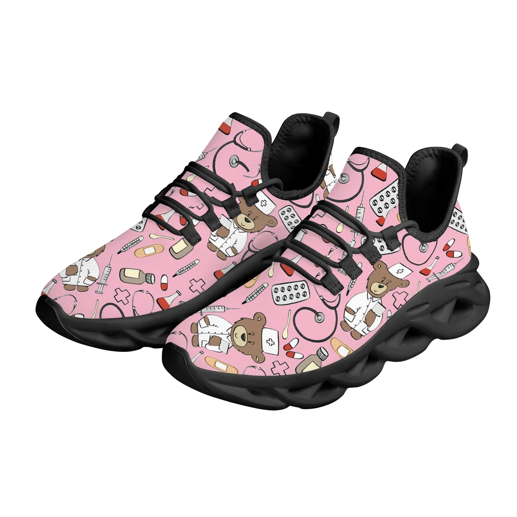 Women'S Shoes Nursing - Sepatu Perawat Dokter Kartun Pink untuk