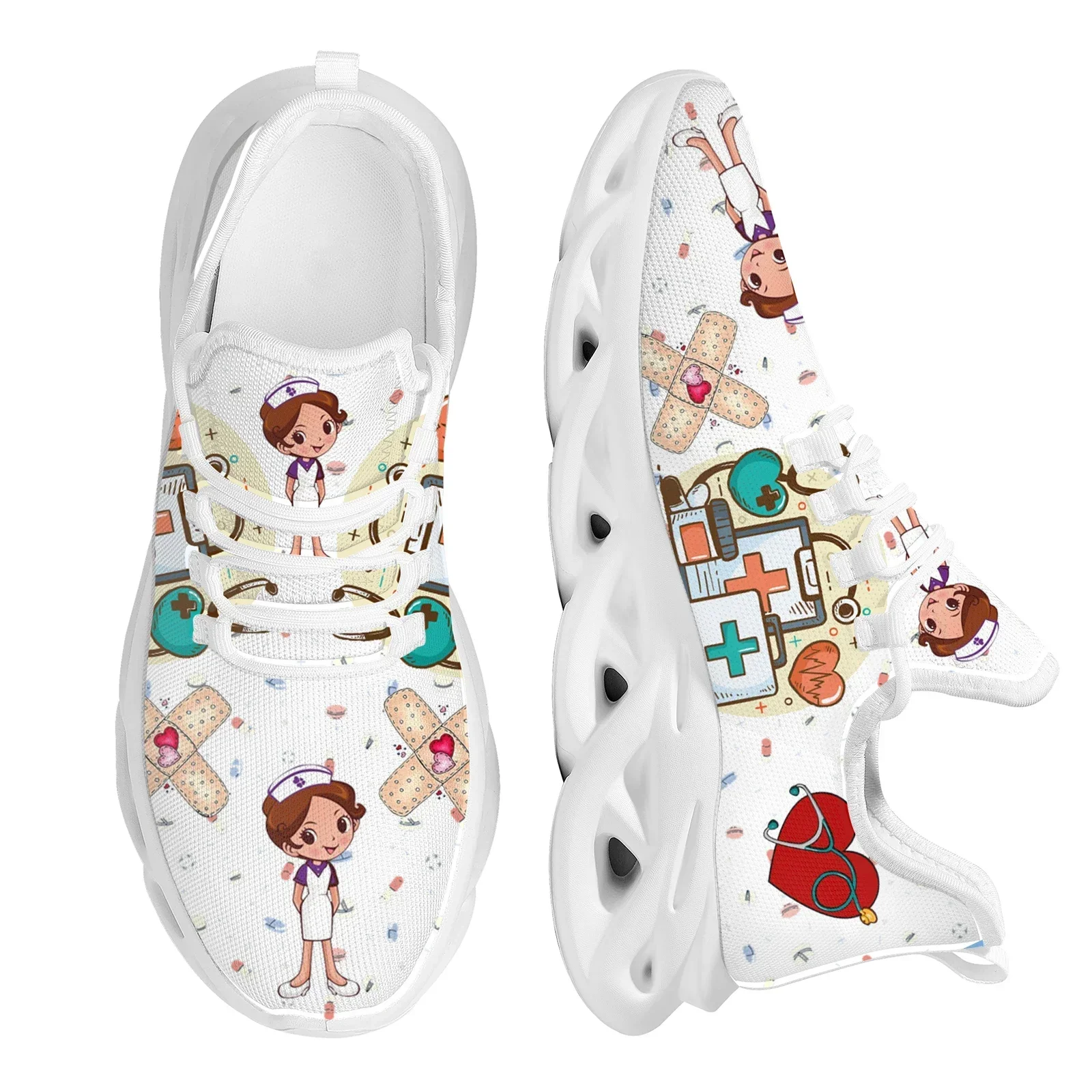 Women'S Shoes Nursing - Sepatu kets wanita desain bermerek sepatu