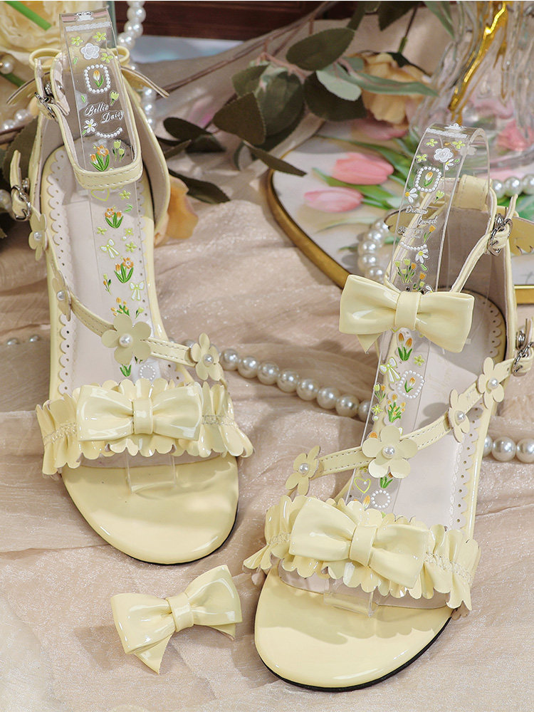 Women'S Shoes Clogs - Sandal Jepang Lolita Original dengan Hiasan