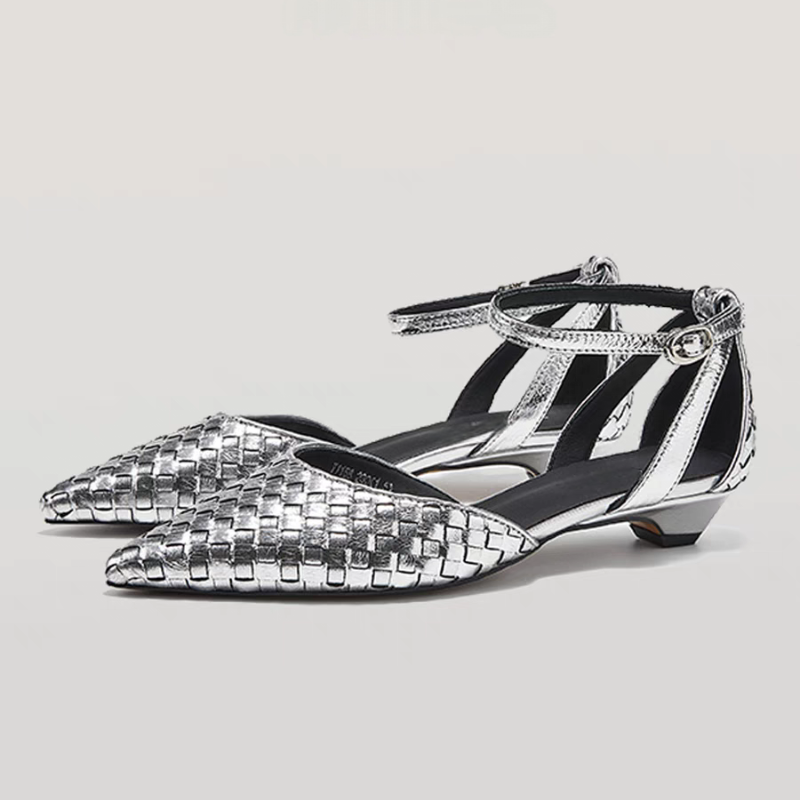 Women Shoes Branded - Sepatu Sandal Elegan Wanita Hak Rendah