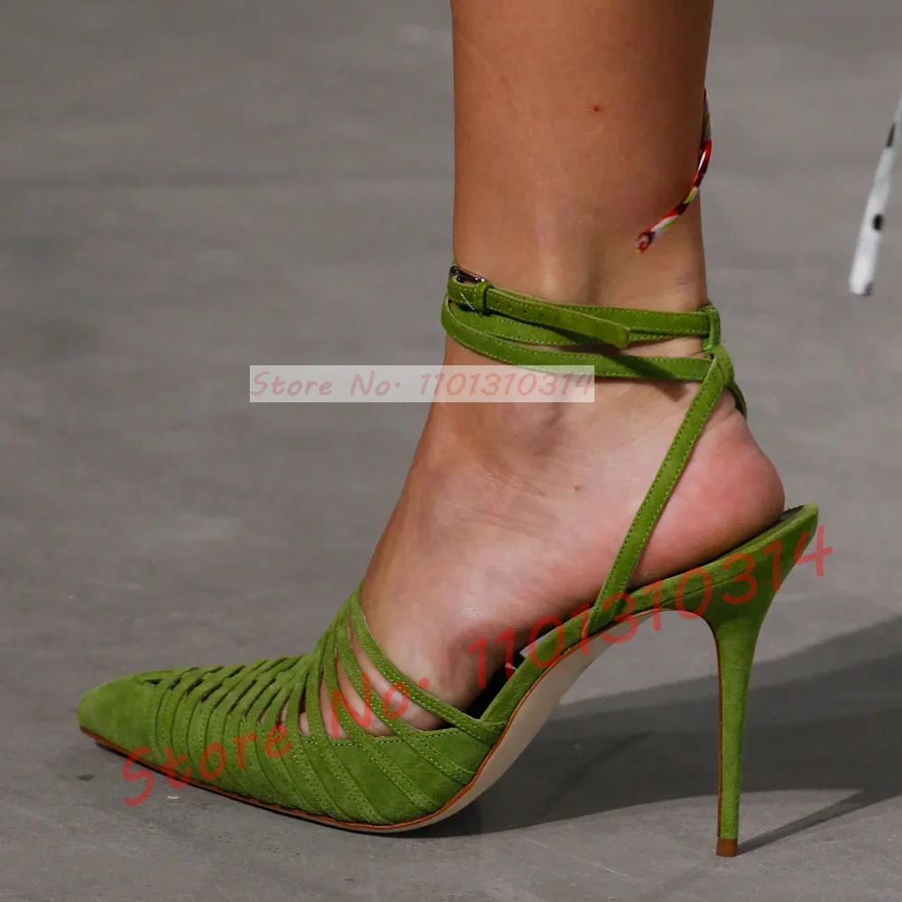 Women'S Shoes Vegan - Sandal wanita hak tinggi warna campuran