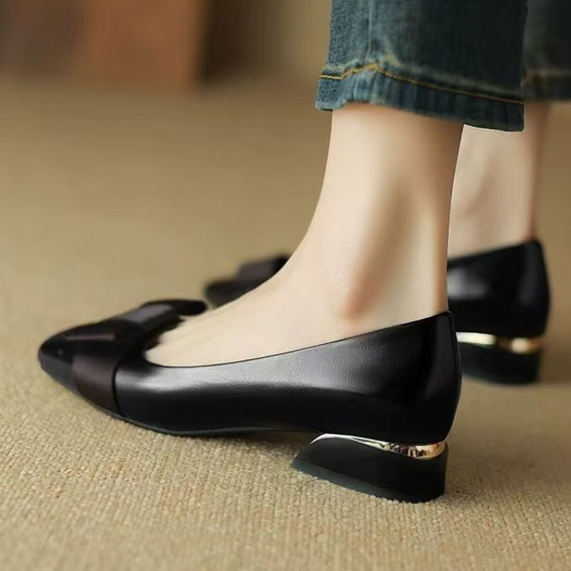Sepatu Flat Wanita Hak Rendah  - Women Shoes Elegant ulasan dan harga