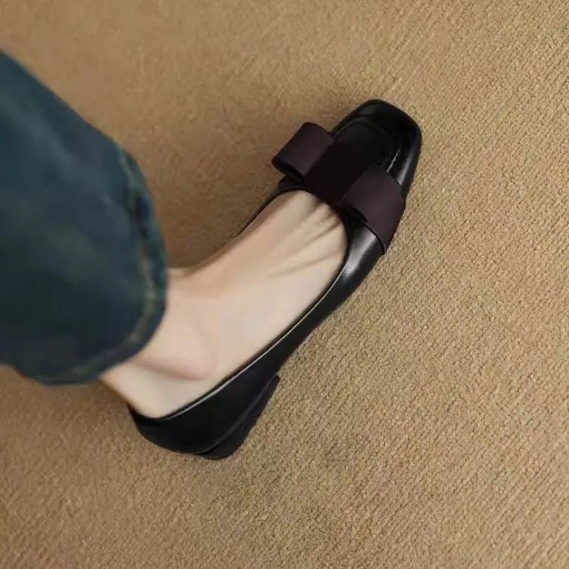 Sepatu Flat Wanita Hak Rendah  - Women Shoes Elegant ulasan dan harga