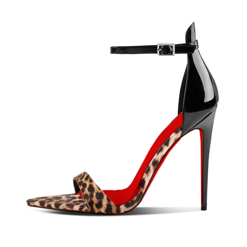 Sepatu Hak Tinggi Wanita Motif - Leopard Print Heels ulasan dan harga