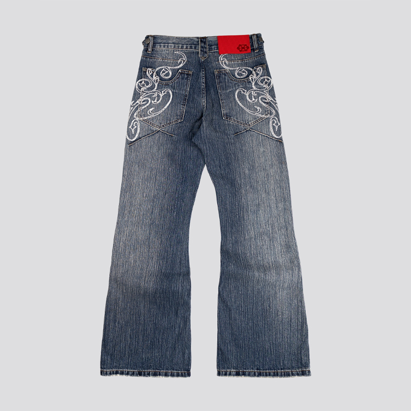 Celana Jeans Bootcut Biru Y2k  - Women Shoes Jeans ulasan dan harga
