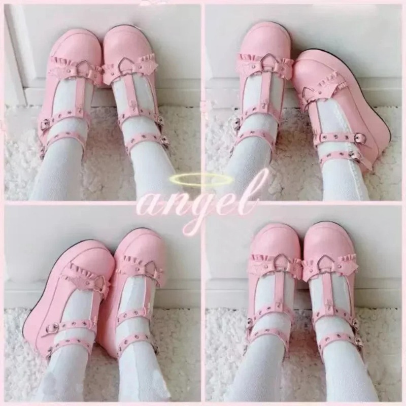 Sepatu Mary Janes Wedges Gespe - Slingback Pumps Women ulasan dan harga