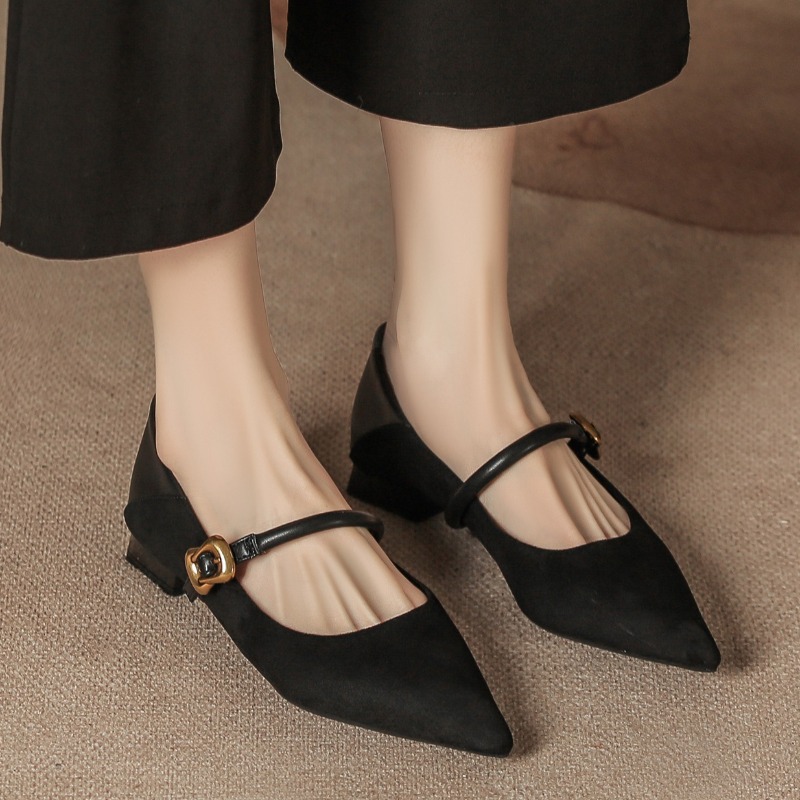 Sepatu Mary Jane Wanita Ujung  - Women Shoes Elegant ulasan dan harga