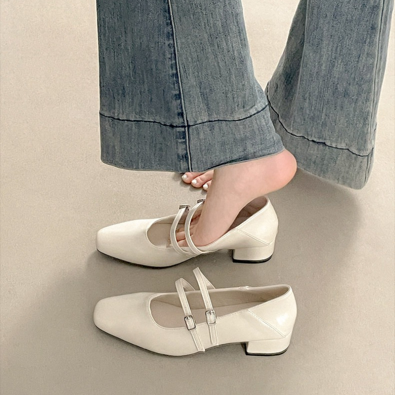 Sepatu Mary Jane Wanita Hak Re - Women Shoes Elegant ulasan dan harga