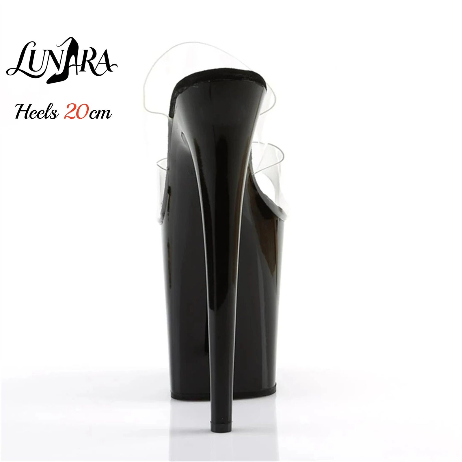 Sandal Hak Tinggi Ultra Tinggi - Clear Strap Heel ulasan dan harga