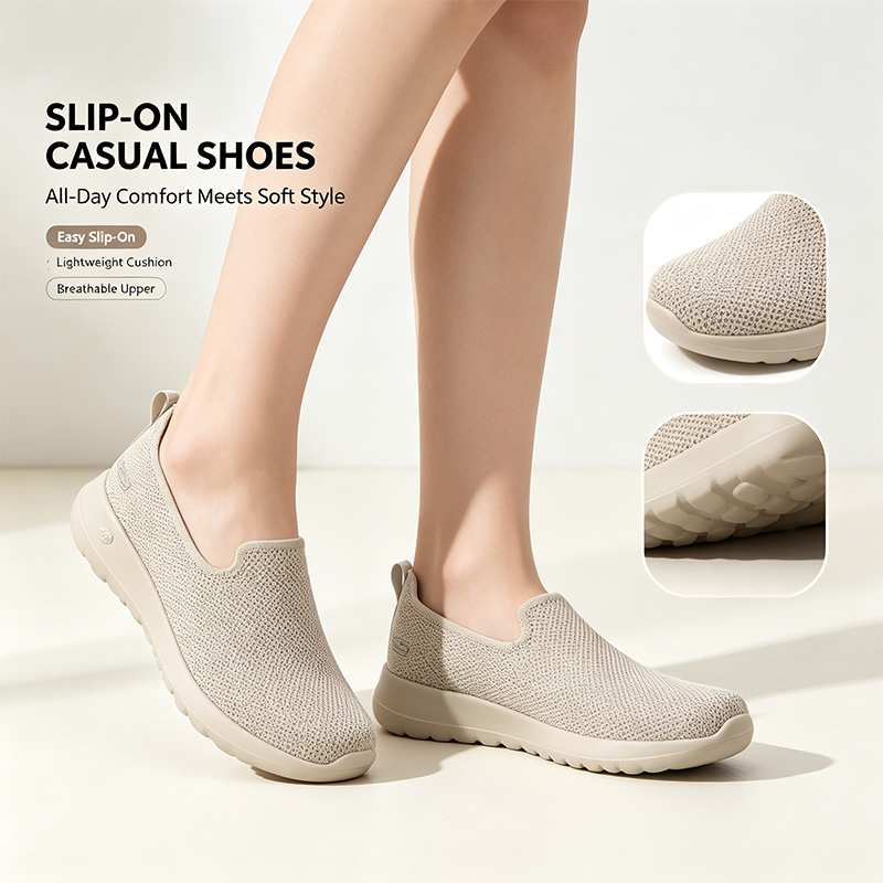 Sepatu Slip-On Wanita Skechers - Women Shoes Zoom ulasan dan harga