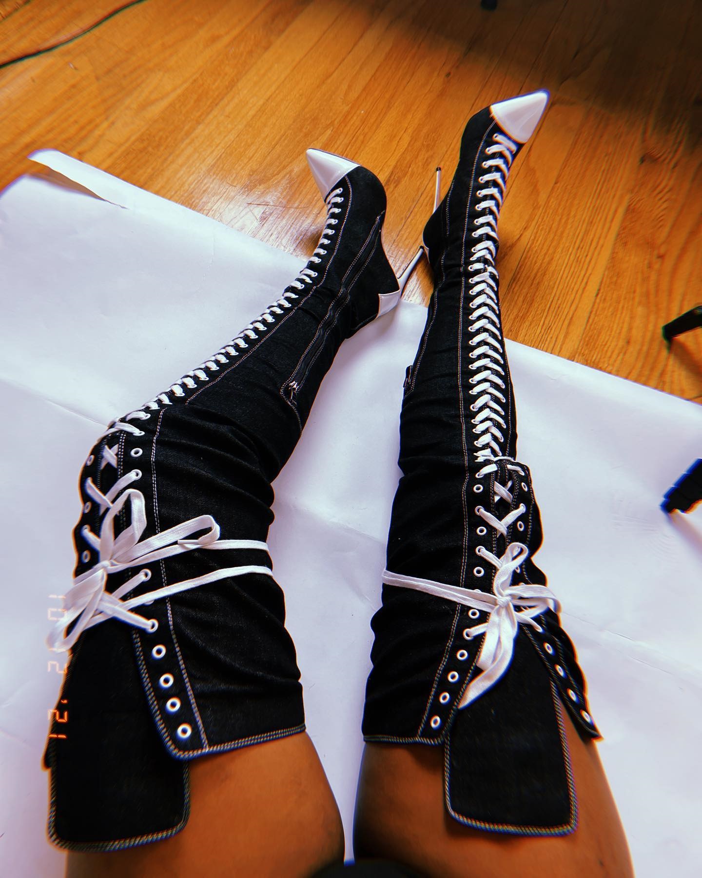   Sepatu Bot Tinggi Setinggi P - Women'S Shoes In Size 12 ulasan dan harga