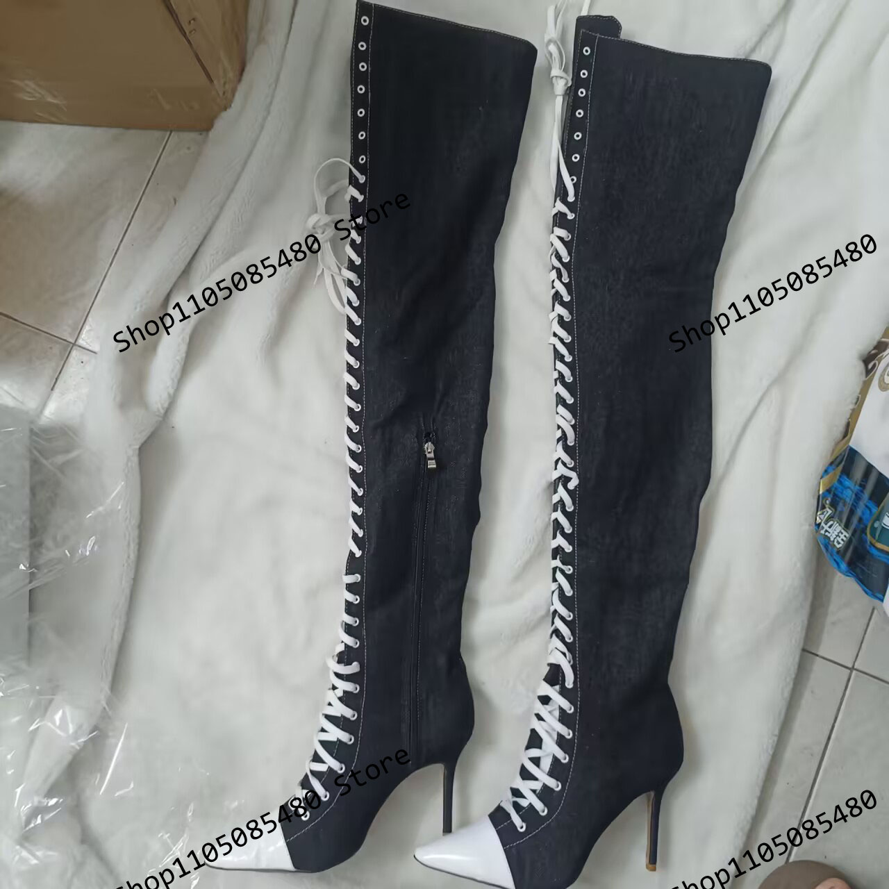   Sepatu Bot Tinggi Setinggi P - Women'S Shoes In Size 12 ulasan dan harga