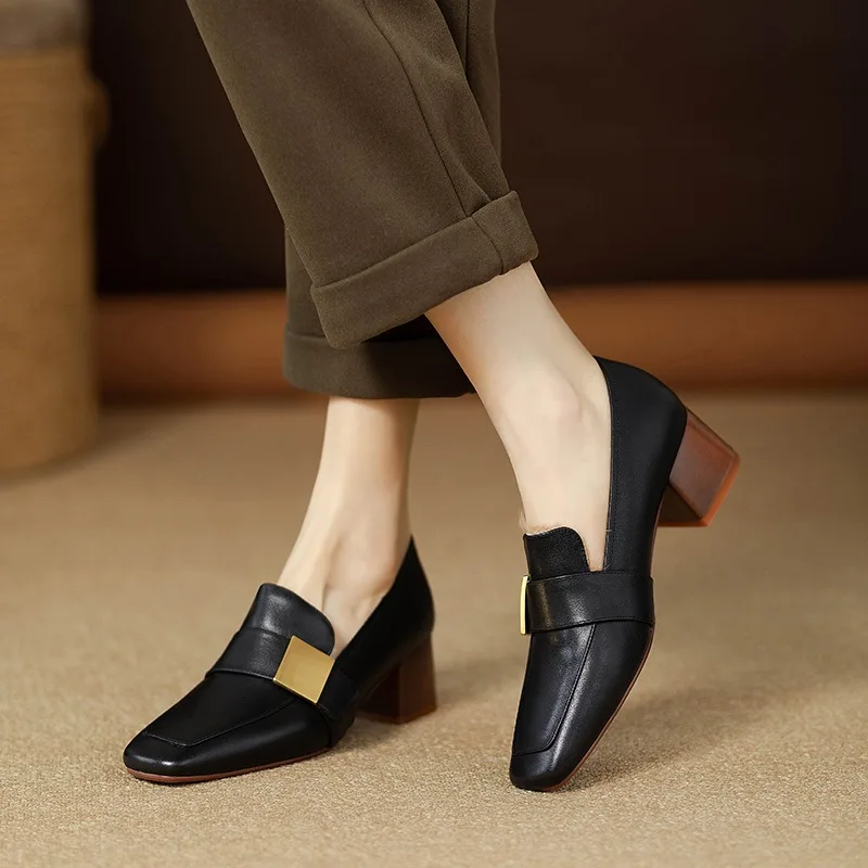 Sepatu Wanita Kulit Model Pump - Women Shoes Jeans ulasan dan harga