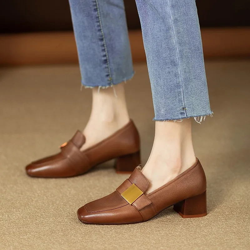 Sepatu Wanita Kulit Model Pump - Women Shoes Jeans ulasan dan harga