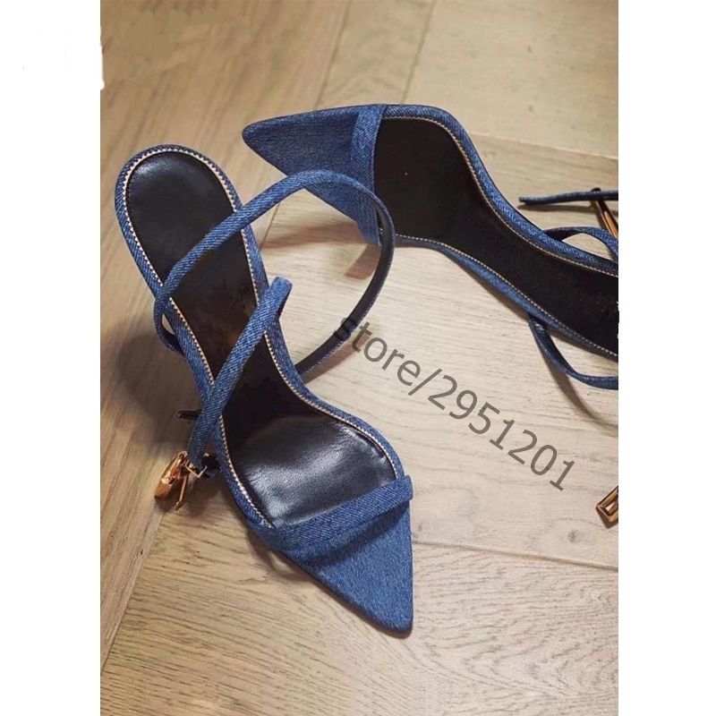 Sandal hak tinggi bertali kunc - Women Shoes Jeans ulasan dan harga