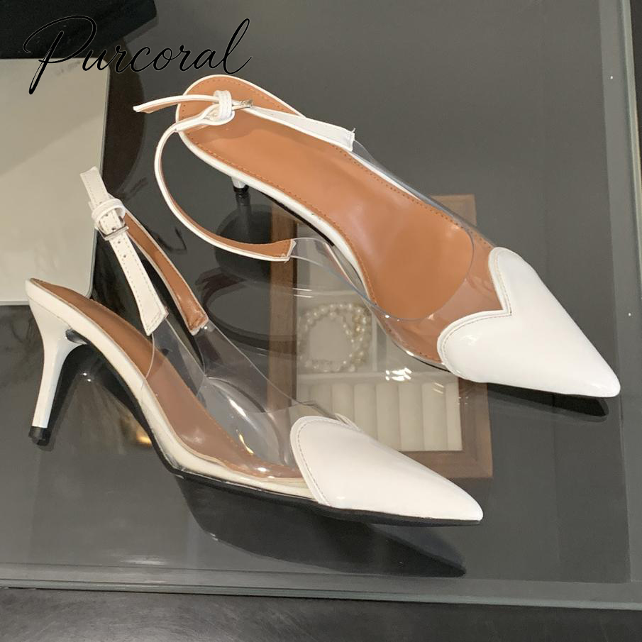 Purcoral 2026 Sepatu Slingback - Clear Strap Heel ulasan dan harga