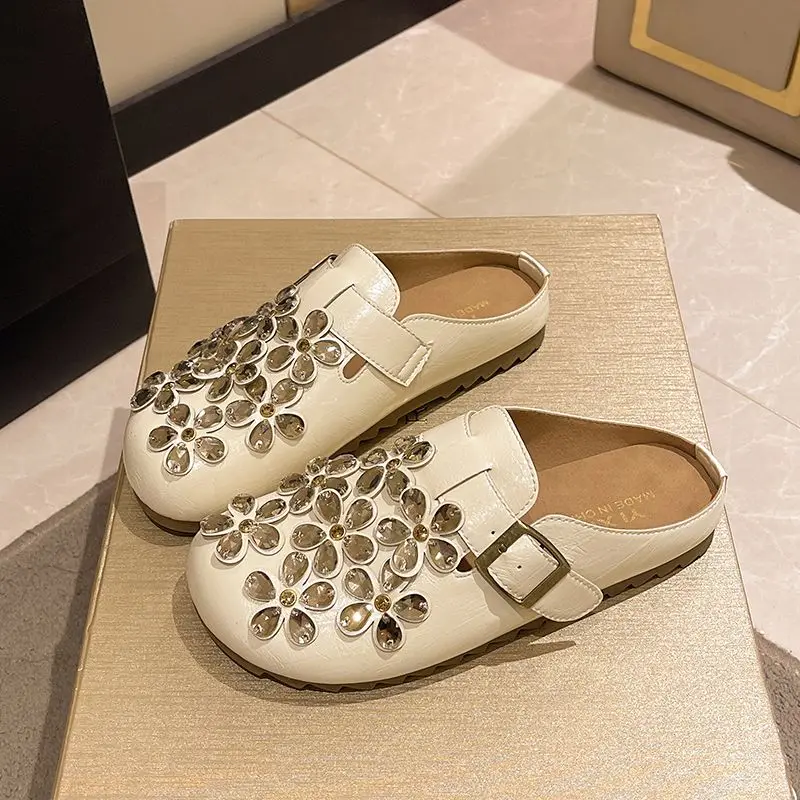 Sepatu Clog Wanita Motif Bunga - Women'S Shoes Clogs ulasan dan harga