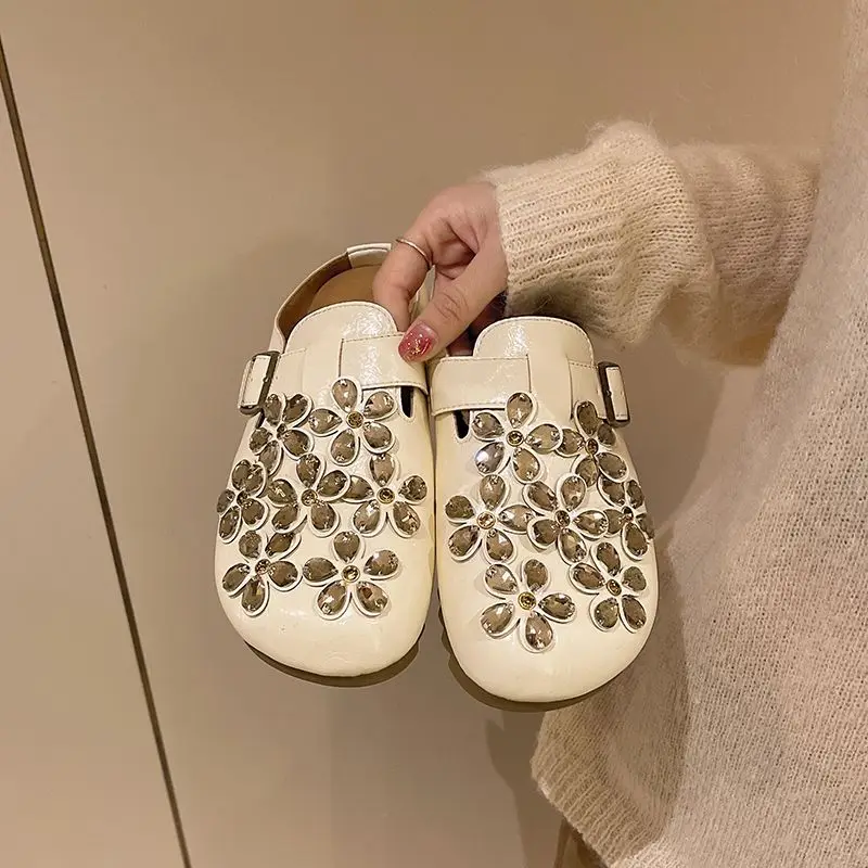 Sepatu Clog Wanita Motif Bunga - Women'S Shoes Clogs ulasan dan harga