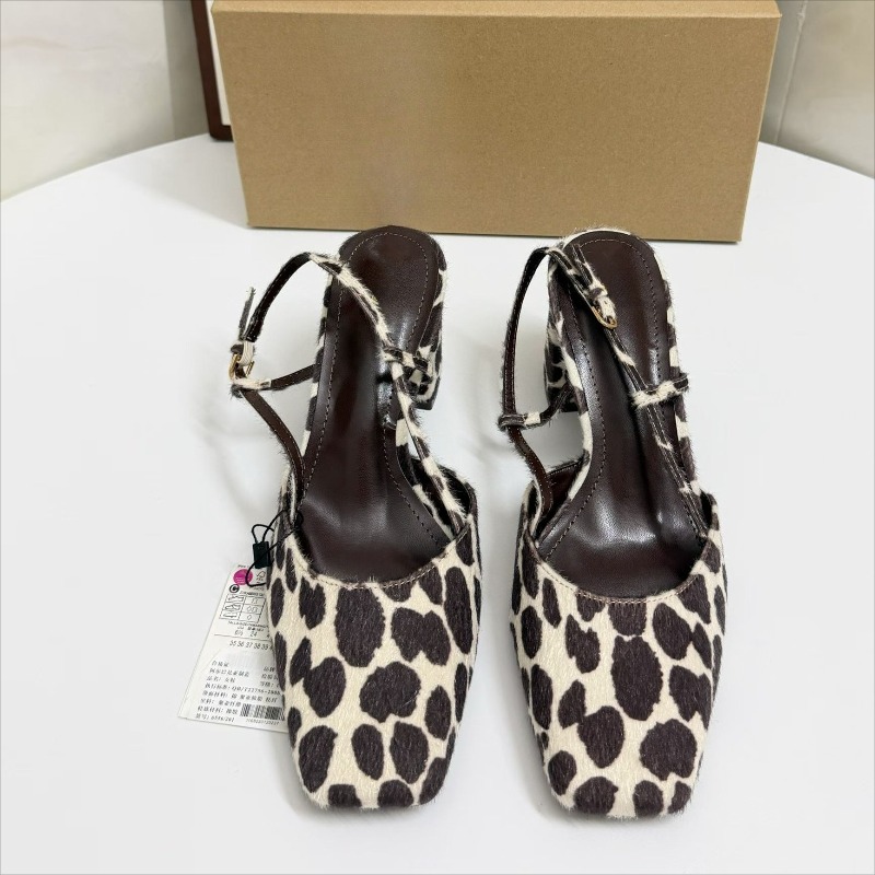 Sepatu hak wanita vintage moti - Leopard Print Heels ulasan dan harga