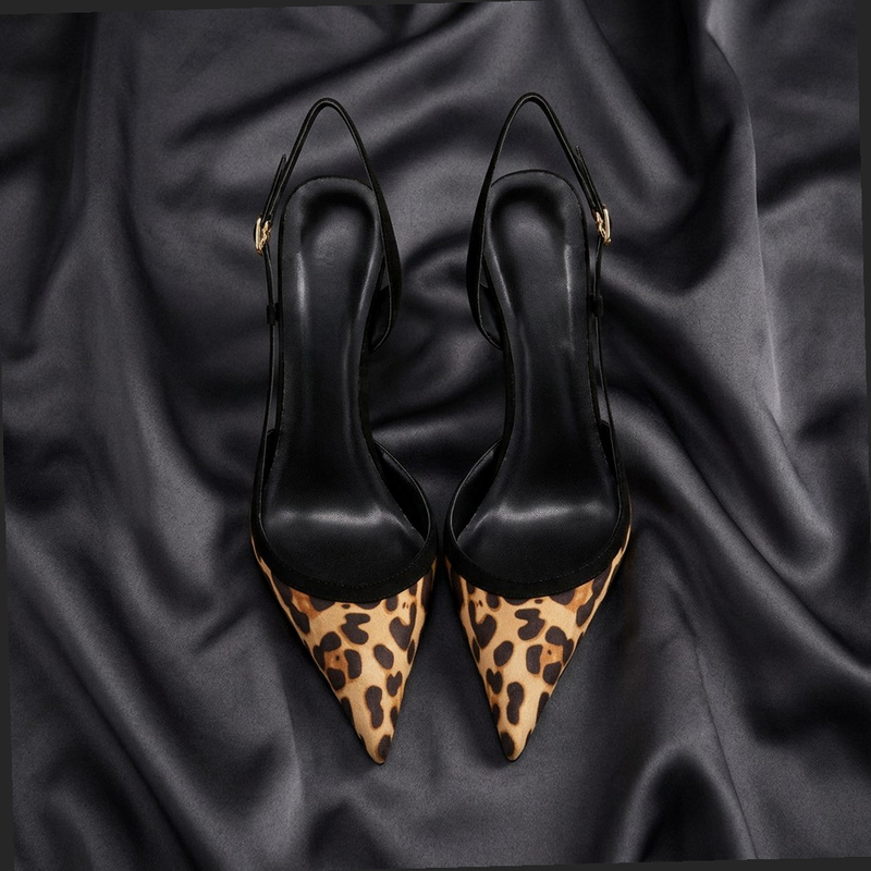 Yuejinlong # YJ26-802, Sandal  - Leopard Print Heels ulasan dan harga