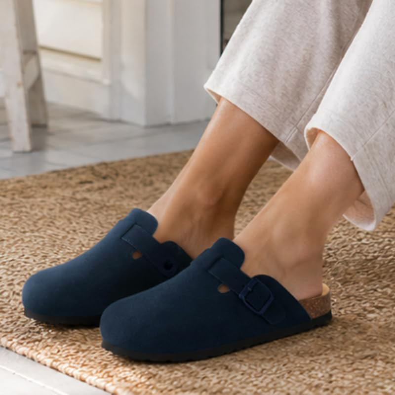 Litfun Cork Footbed Mules Untu - Women'S Shoes Vegan ulasan dan harga