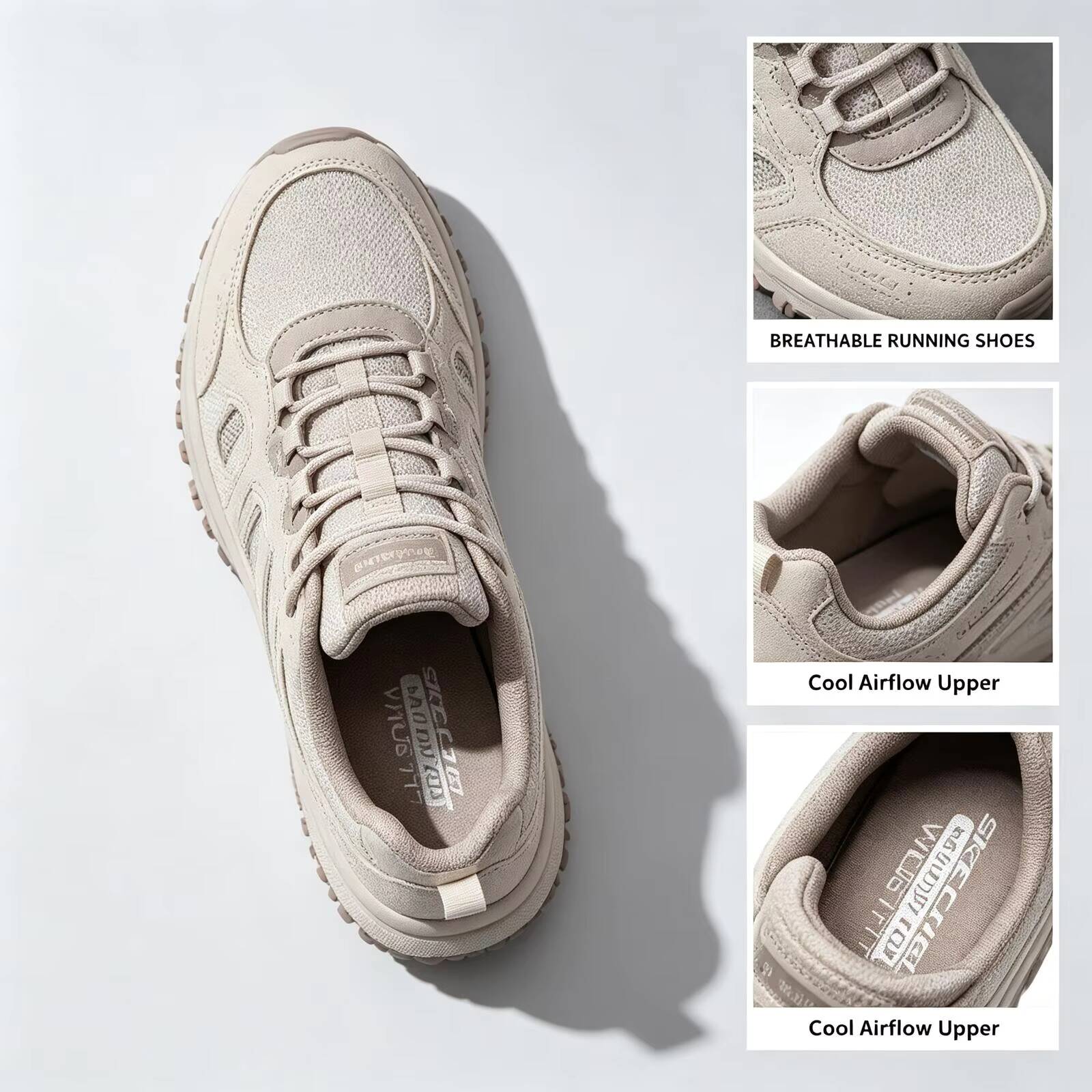 SKECHERS Sepatu Lari Wanita Ba - Women Shoes Zoom ulasan dan harga
