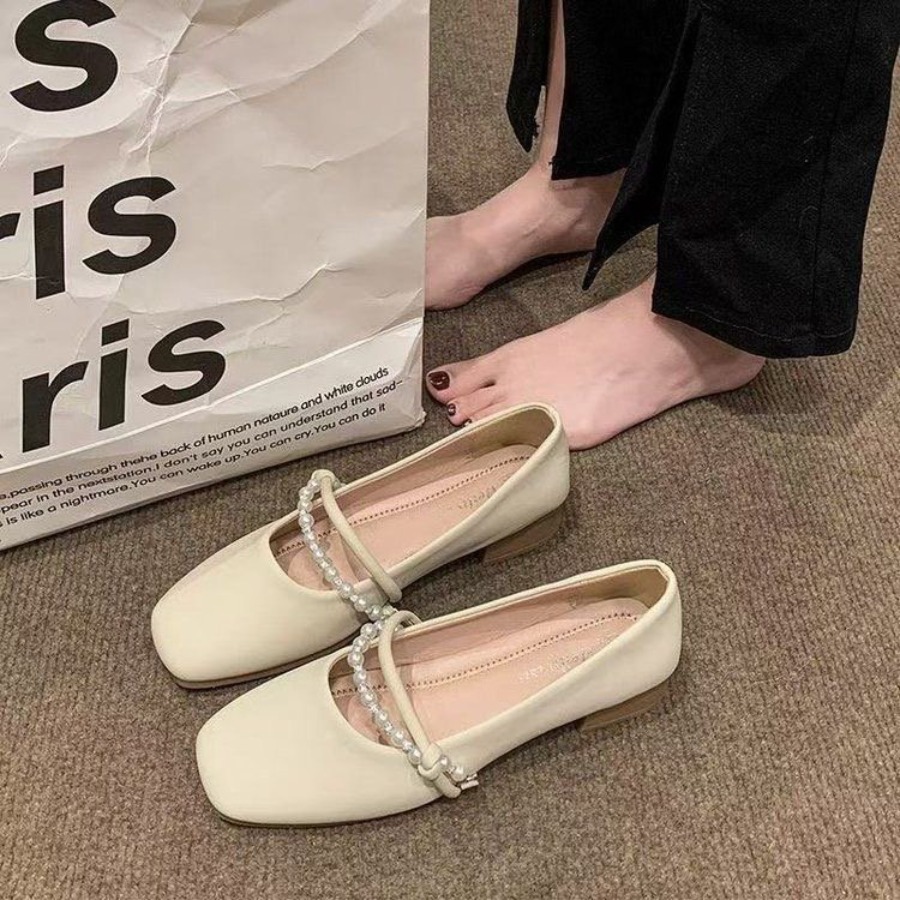 Sepatu Flat Prancis Elegan Bar - Women Shoes Elegant ulasan dan harga