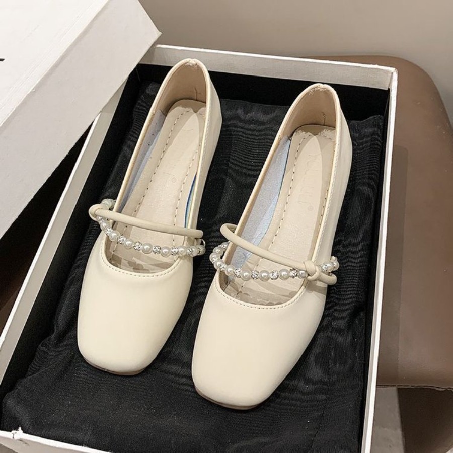 Sepatu Flat Prancis Elegan Bar - Women Shoes Elegant ulasan dan harga