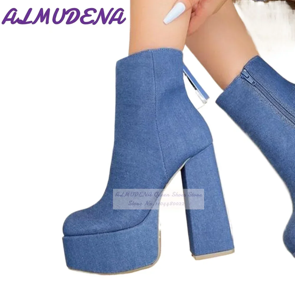 ALMUDENA Sepatu Bot Pergelanga - Women Shoes Jeans ulasan dan harga
