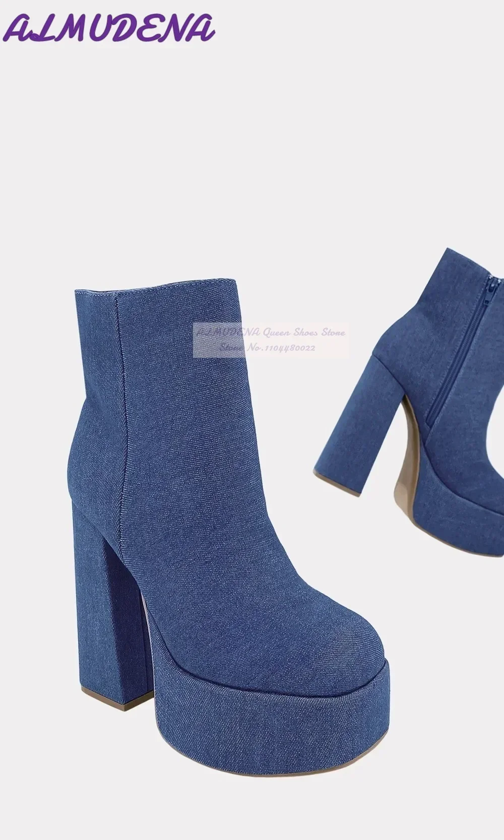 ALMUDENA Sepatu Bot Pergelanga - Women Shoes Jeans ulasan dan harga