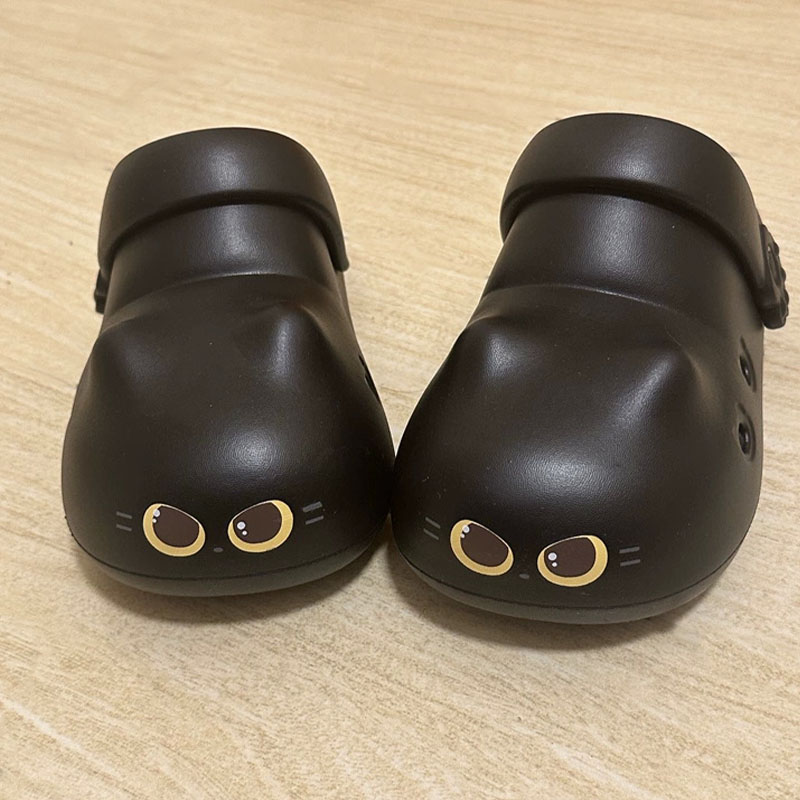 Sandal selop kucing hitam krea - Women'S Shoes Clogs ulasan dan harga