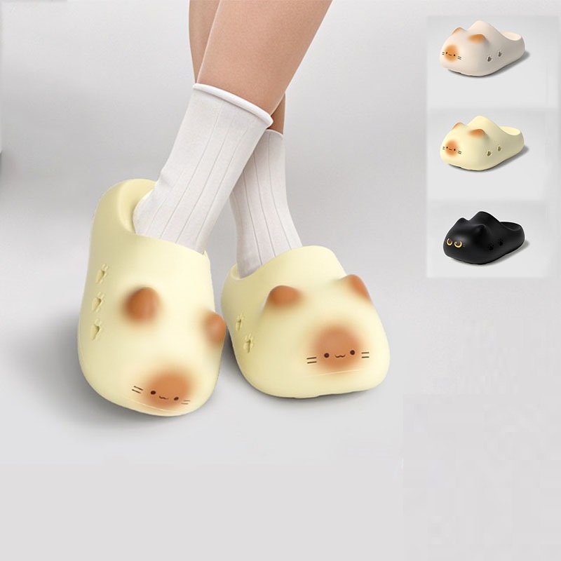 Sandal selop kucing hitam krea - Women'S Shoes Clogs ulasan dan harga