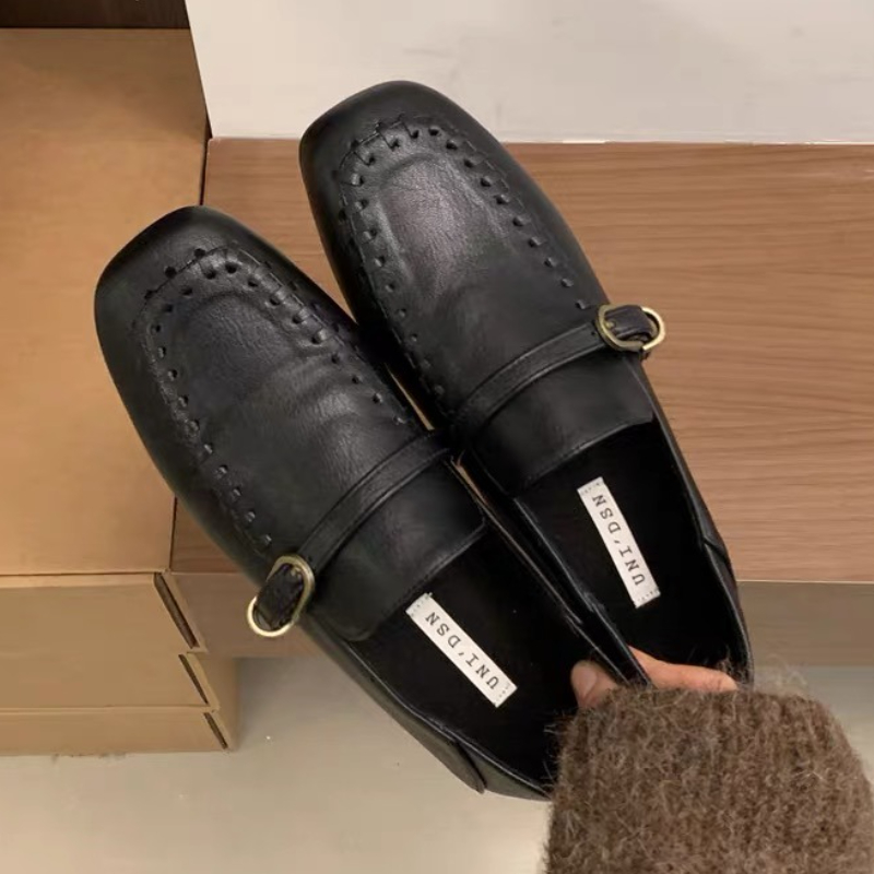 Sepatu Flat Wanita Model Kotak - Women Shoes Elegant ulasan dan harga